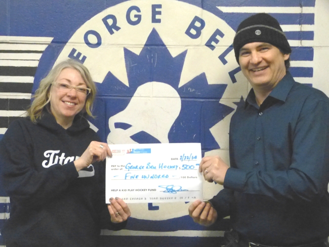 Jeff and Rhona of the George Bell Hockey Association